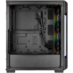 CORSAIR iCUE 220T RGB Tempered Glass Mid-Tower Smart Case — Black - thumbnail 3