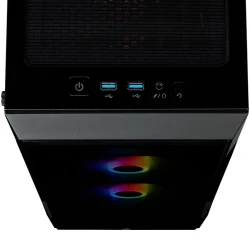 CORSAIR iCUE 220T RGB Tempered Glass Mid-Tower Smart Case — Black - thumbnail 6