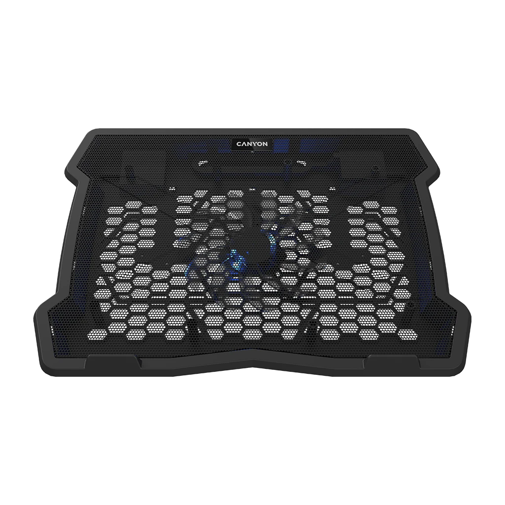 CANYON NS02 Cooling stand single fan with 2x2.0 USB hub support up to 10”-15.6” laptop - image 1