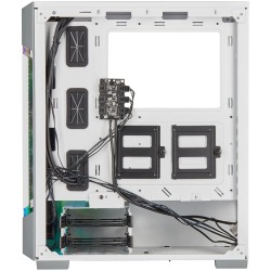 Corsair iCUE 220T RGB Airflow Tempered Glass Mid-Tower Smart Case White EAN:0840006609728 - thumbnail 2
