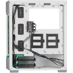 Corsair iCUE 220T RGB Airflow Tempered Glass Mid-Tower Smart Case White EAN:0840006609728 - thumbnail 2
