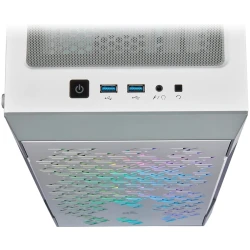 Corsair iCUE 220T RGB Airflow Tempered Glass Mid-Tower Smart Case White EAN:0840006609728 - thumbnail 4