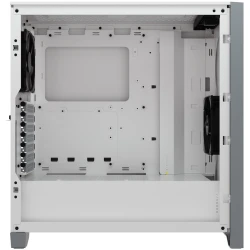 CORSAIR 4000D Tempered Glass Mid-Tower ATX Case — White - thumbnail 3