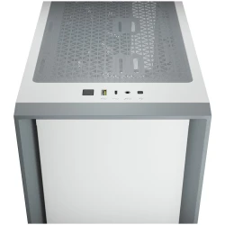 CORSAIR 4000D Tempered Glass Mid-Tower ATX Case — White - thumbnail 5