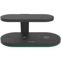 CANYON WS-501 5in1 Wireless charger with UV sterilizer with touch button for Running water light - thumbnail 1