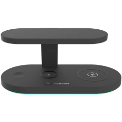 CANYON WS-501 5in1 Wireless charger with UV sterilizer with touch button for Running water light - thumbnail 1