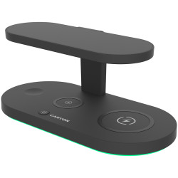 CANYON WS-501 5in1 Wireless charger with UV sterilizer with touch button for Running water light - thumbnail 2