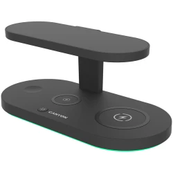 CANYON WS-501 5in1 Wireless charger with UV sterilizer with touch button for Running water light - thumbnail 2