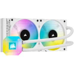 CORSAIR iCUE H100i ELITE CAPELLIX Liquid CPU Cooler 240mm Radiator Dual 120mm ML RGB PWM - thumbnail 1