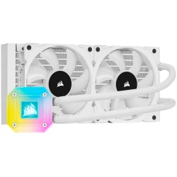 CORSAIR iCUE H100i ELITE CAPELLIX Liquid CPU Cooler 240mm Radiator Dual 120mm ML RGB PWM - thumbnail 2
