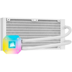 CORSAIR iCUE H100i ELITE CAPELLIX Liquid CPU Cooler 240mm Radiator Dual 120mm ML RGB PWM - thumbnail 3
