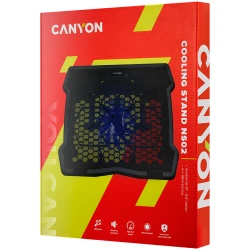 CANYON NS02 Cooling stand single fan with 2x2.0 USB hub support up to 10”-15.6” laptop - thumbnail 4
