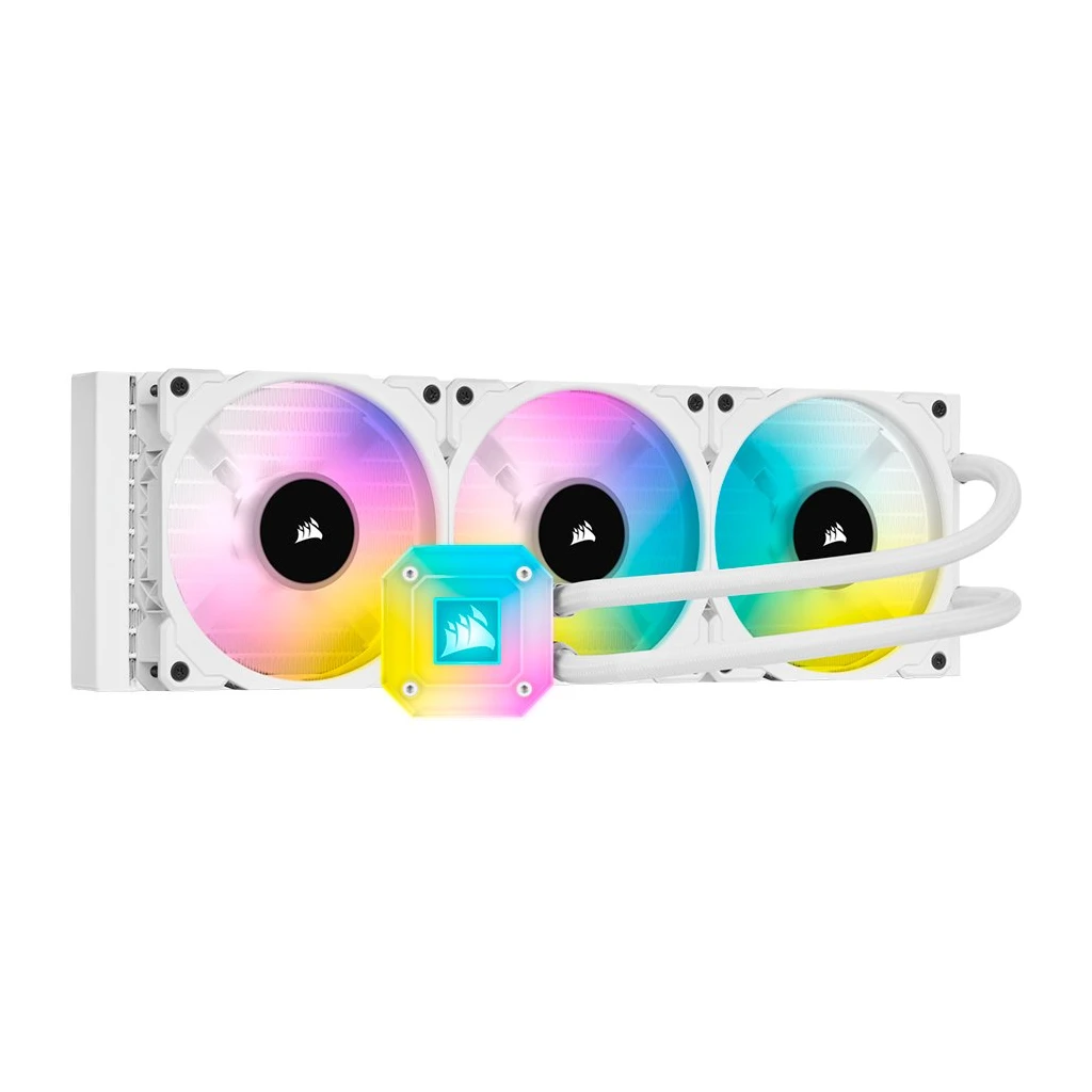 CORSAIR iCUE H150i ELITE CAPELLIX Liquid CPU Cooler 360mm Radiator Triple 120mm ML RGB PWM - image 1