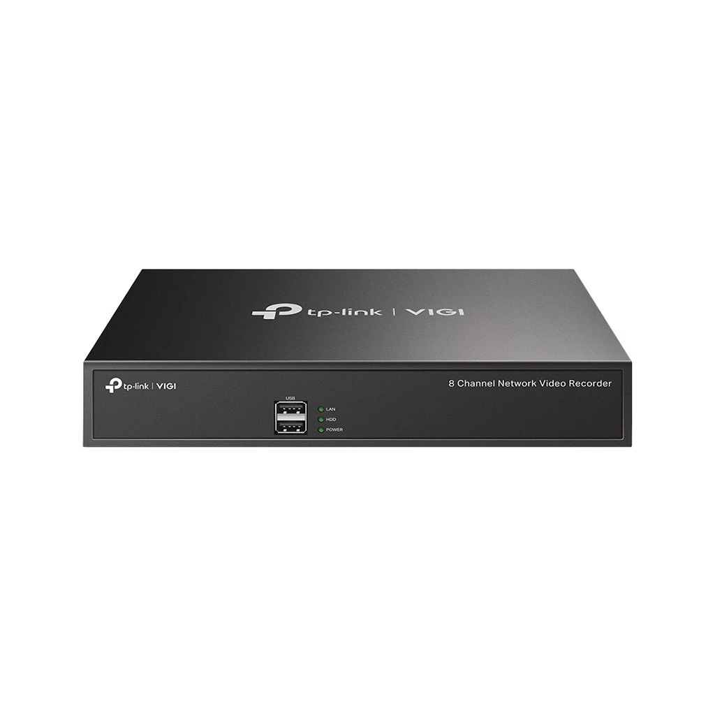 TP-Link VIGI NVR1008H 8 Channel Network Video RecorderH.265+/H.265/H.264+/H.264 Up to 5MP resolution 80 Mbps Incoming - image 1