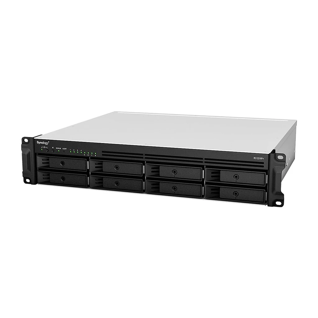 Synology RackStation RS1221RP+; Rack 2U 8-bay 3.5''/2.5" SATA HDD/SSD AMD Ryzen V1500B 4-core 2.2GHz; 4GB - image 1