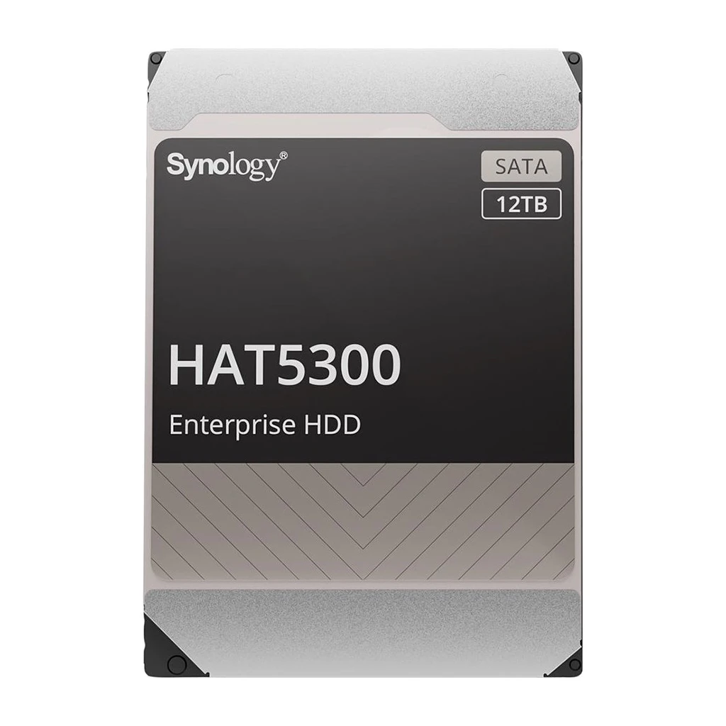 Synology HAT5300-12T 12TB 3.5" HDD SATA 6Gb/s 7200rpm Buffer size : 256 MiB MTTF 2.5M - image 1