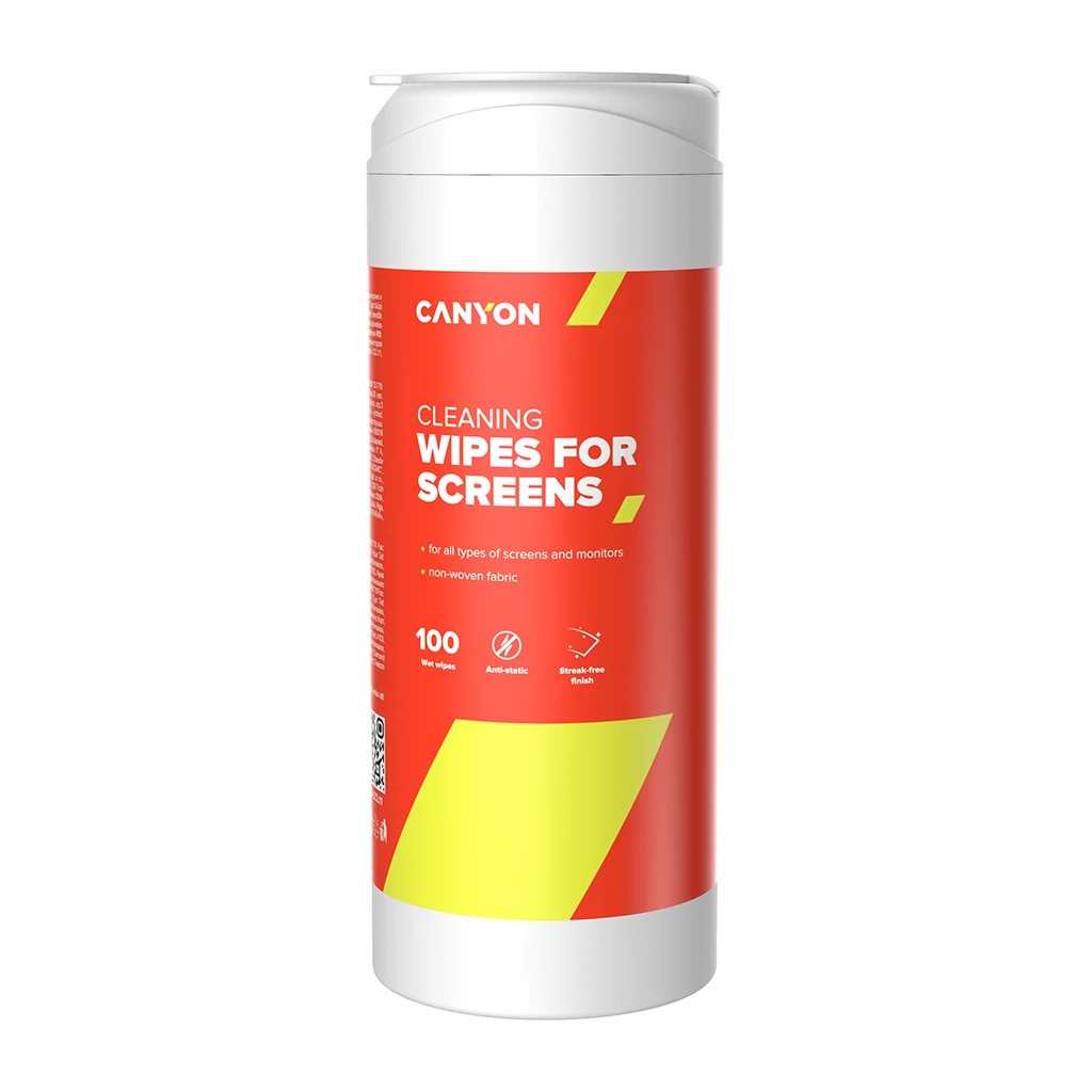 Canyon Screen Cleaning Wipes Wet cleaning wipes made of non-woven fabric with antistatic and disinfectant - image 1