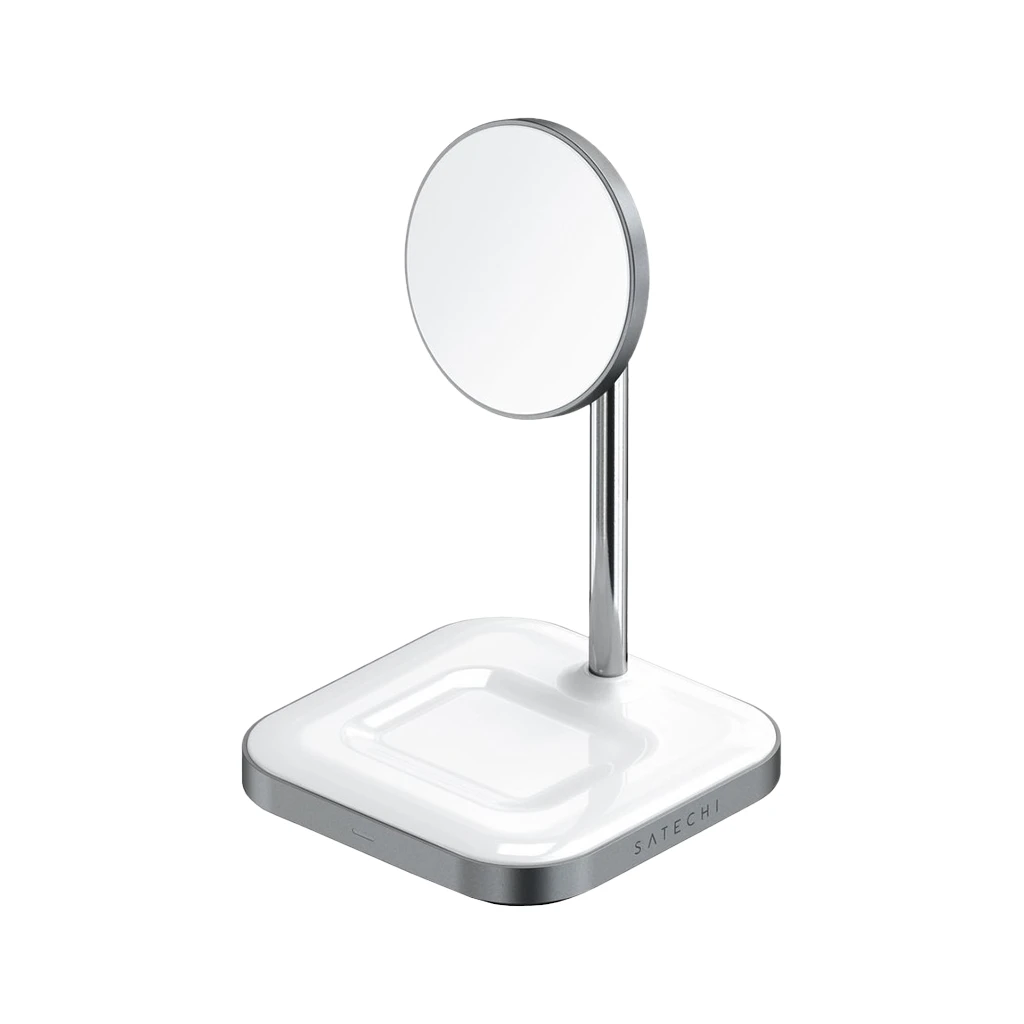 ALUMINUM 2-IN-1 MAGNETIC WIRELESS CHARGING STAND - image 1