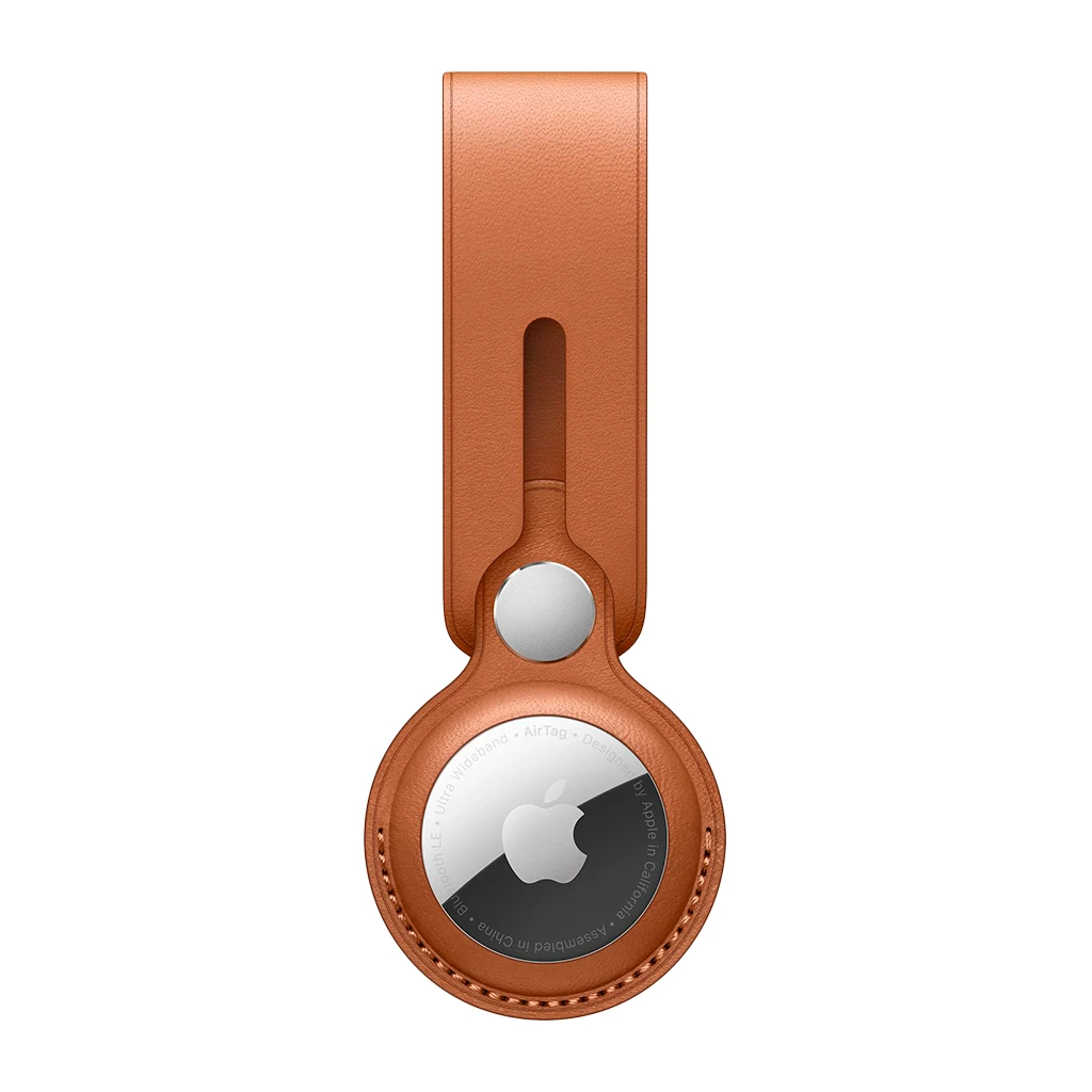 AirTag Leather Loop - Saddle Brown - image 1