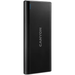 CANYON PB-108 Power bank 10000mAh Li-poly battery Input 5V/2A Output 5V/2.1AMax 140*68*16mm 0.230Kg Black - thumbnail 2