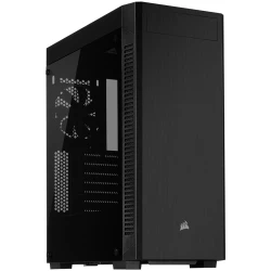 Corsair 110R Templered Glass Mid-Tower Gaming Case Black - thumbnail 1