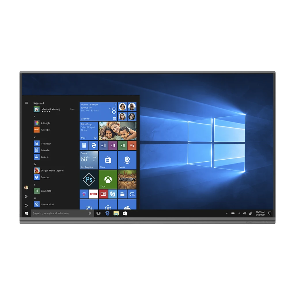 Prestigio Solutions MultiBoard Monoblock 75" Prime Series: UHD 3840x2160 Dual OS PC: 8GB RAM / - image 1