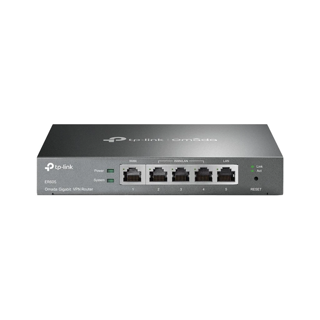 TP-Link ER605 Omada Gigabit VPN Router 1 x G WAN 1 x G LAN 3 - image 1