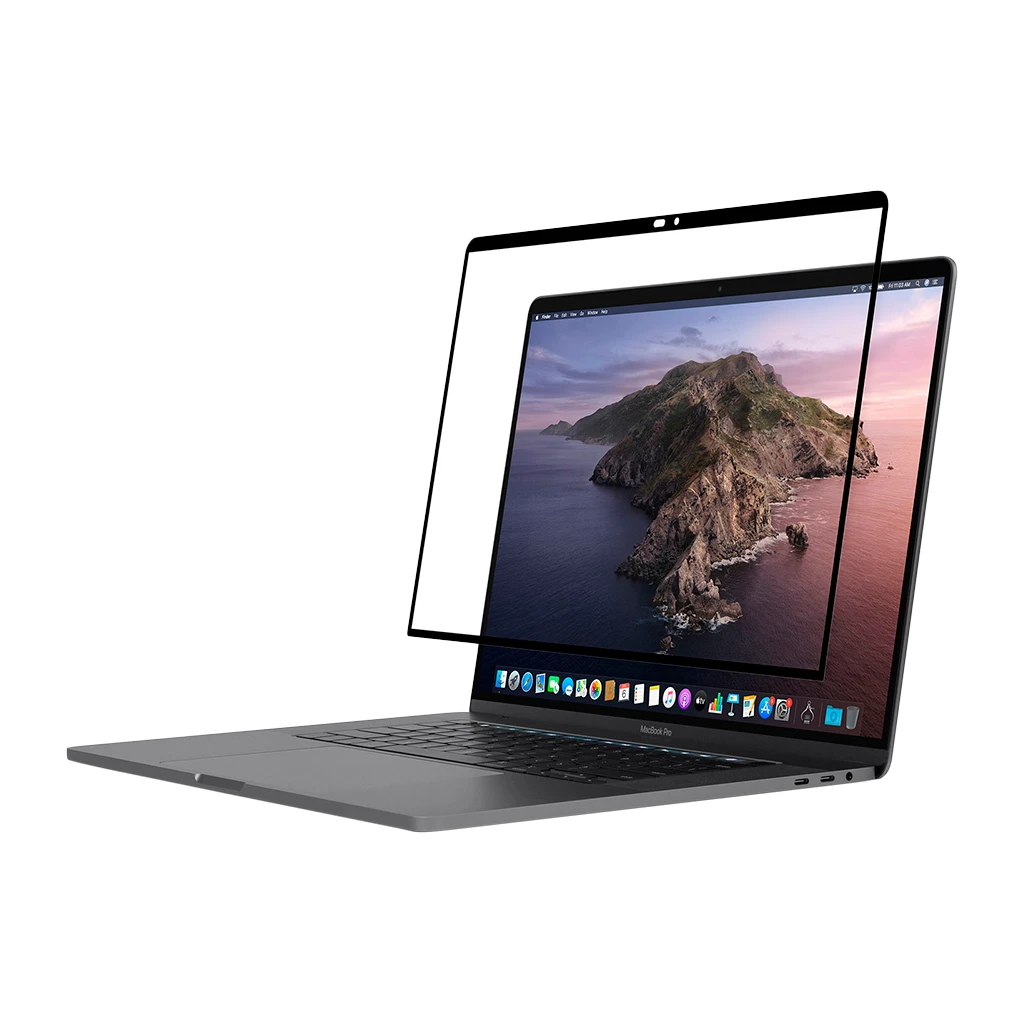 Moshi iVisor Washable Screen Protector Black Clear/Matte for MacBook Pro 16 - image 1