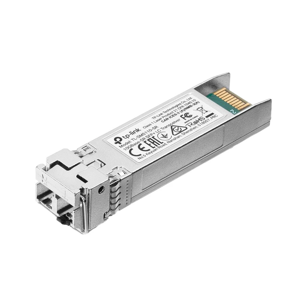 TP-Link TL-SM5110-SR 10GBase-SR SFP+ LC Transceiver 850nm Multi-mode LC Duplex Connector Up to 300m Distance - image 1
