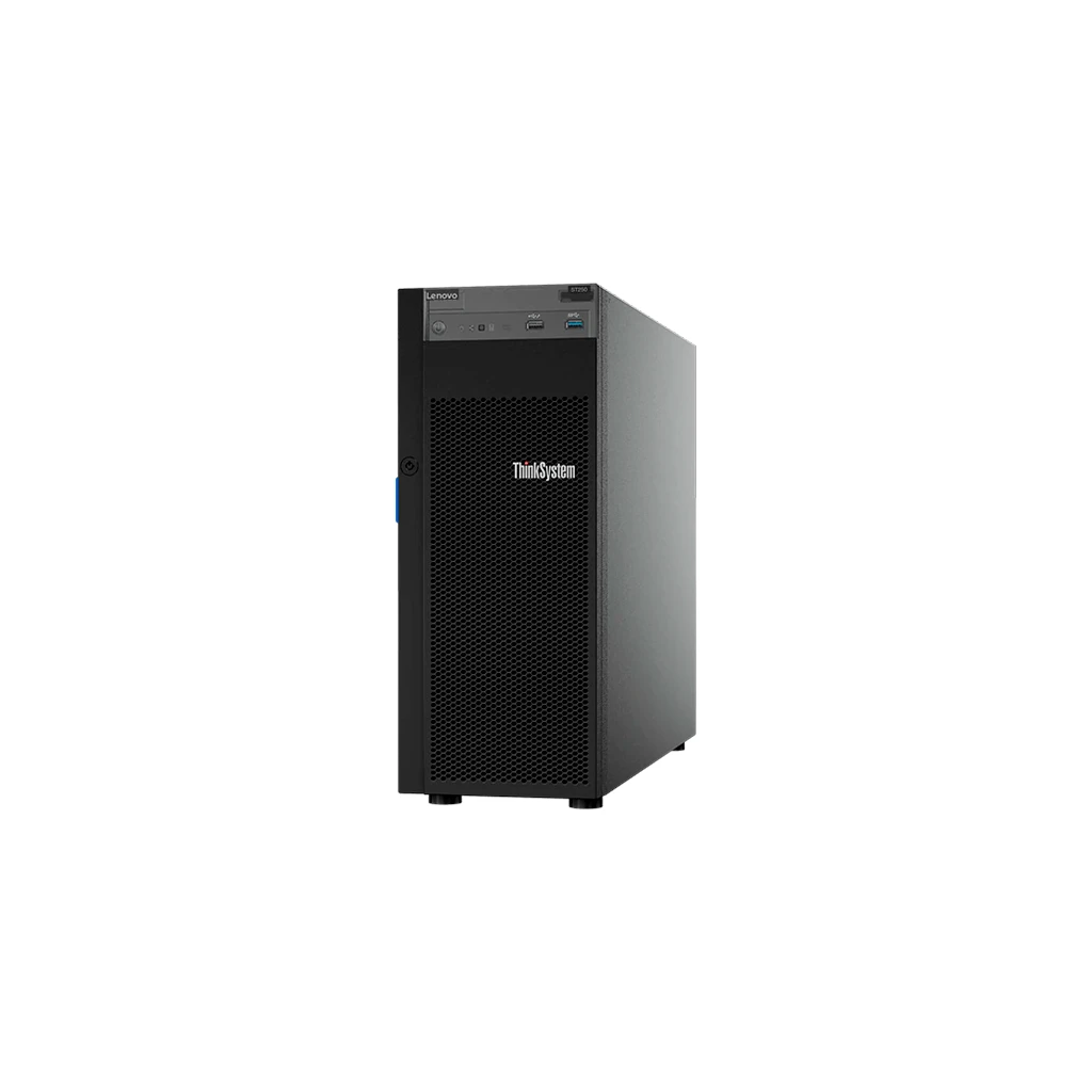 Lenovo ThinkSystem ST250; Tower; 1x Xeon E-2224 4C 3.4GHz 8MB; 1x16GB 2666 GHz UDIMM O/B - image 1