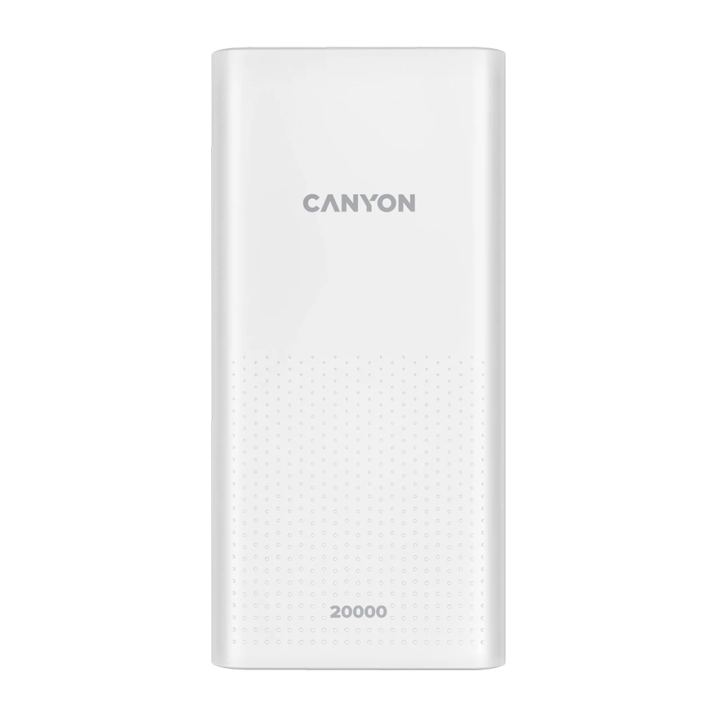 CANYON PB-2001 Power bank 20000mAh Li-poly battery Input 5V/2A  Output 5V/2.1AMax  144*69*28.5mm 0.440Kg - image 1