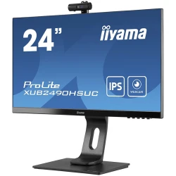 IIYAMA Monitor XUB2490HSUC-B1 Conference 24" IPS Full HD Web Cam Auto Focus - thumbnail 2