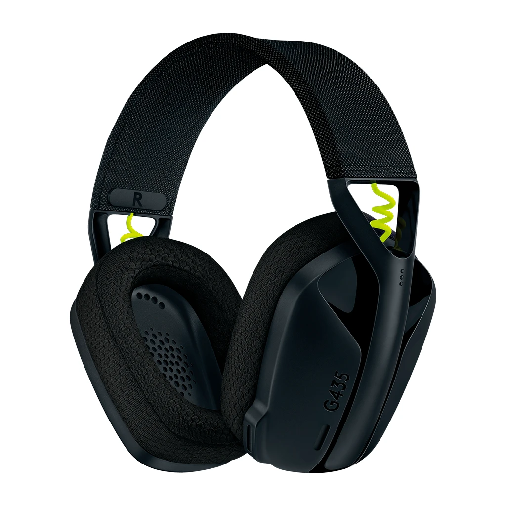 LOGITECH G435 LIGHTSPEED Wireless Gaming Headset - BLACK - image 1