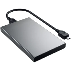 Satechi Aluminum TYPE-C HDD/SSD Enclosure 2.5inch - Space Grey - thumbnail 1