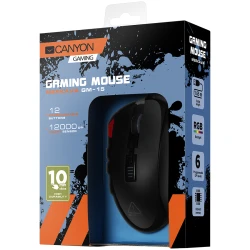 CANYON Merkava GM-15Gaming Mouse with 12 programmable buttons Sunplus 6662 optical sensor 6 levels of - thumbnail 5