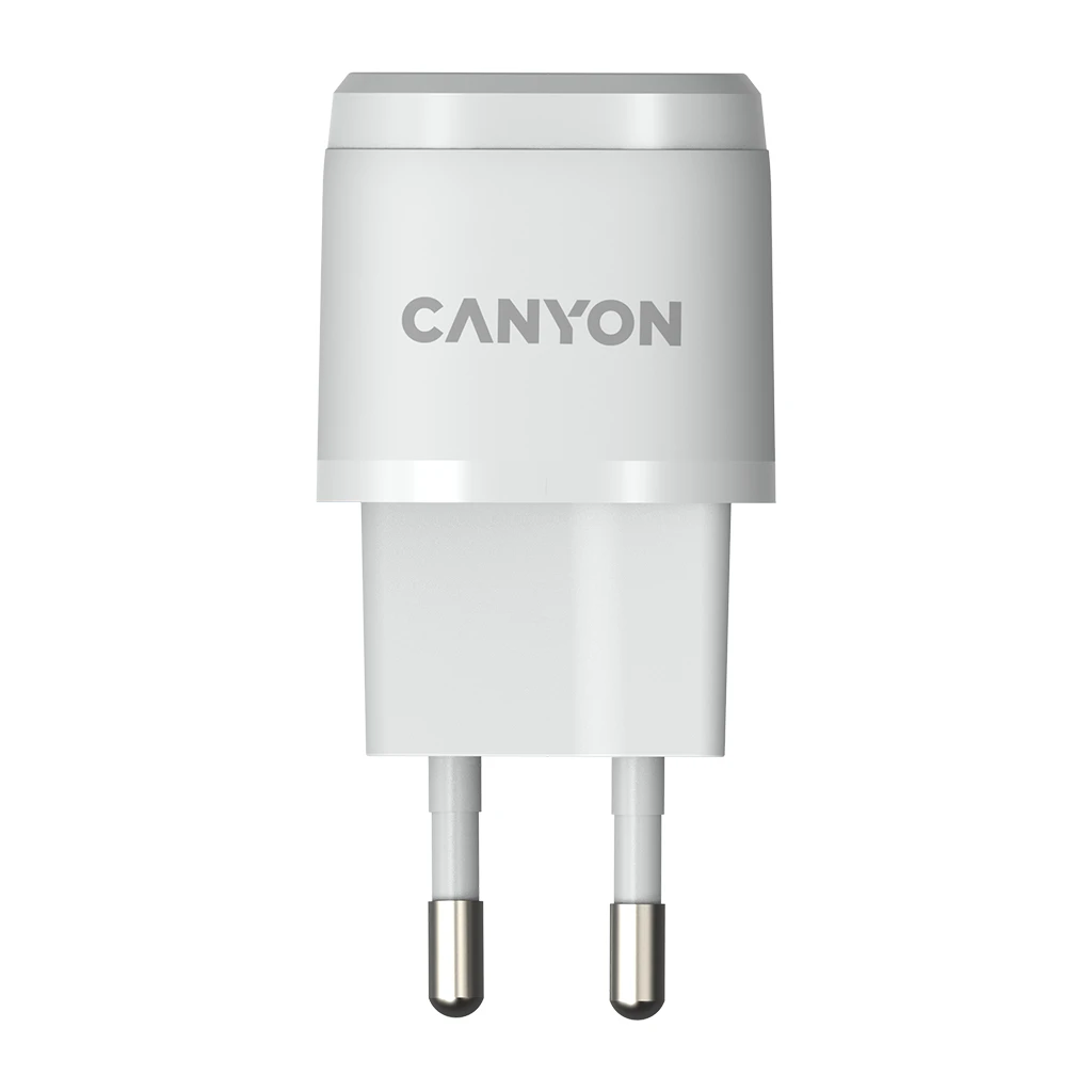 CANYON H-20-05 PD 20W Input: 100V-240V Output: 1 port charge: USB-C:PD 20W 5V3A/9V2.22A/12V1.66A  Eu - image 1