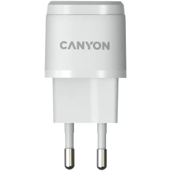 CANYON H-20-05 PD 20W Input: 100V-240V Output: 1 port charge: USB-C:PD 20W 5V3A/9V2.22A/12V1.66A  Eu - thumbnail 1