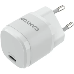 CANYON H-20-05 PD 20W Input: 100V-240V Output: 1 port charge: USB-C:PD 20W 5V3A/9V2.22A/12V1.66A  Eu - thumbnail 3