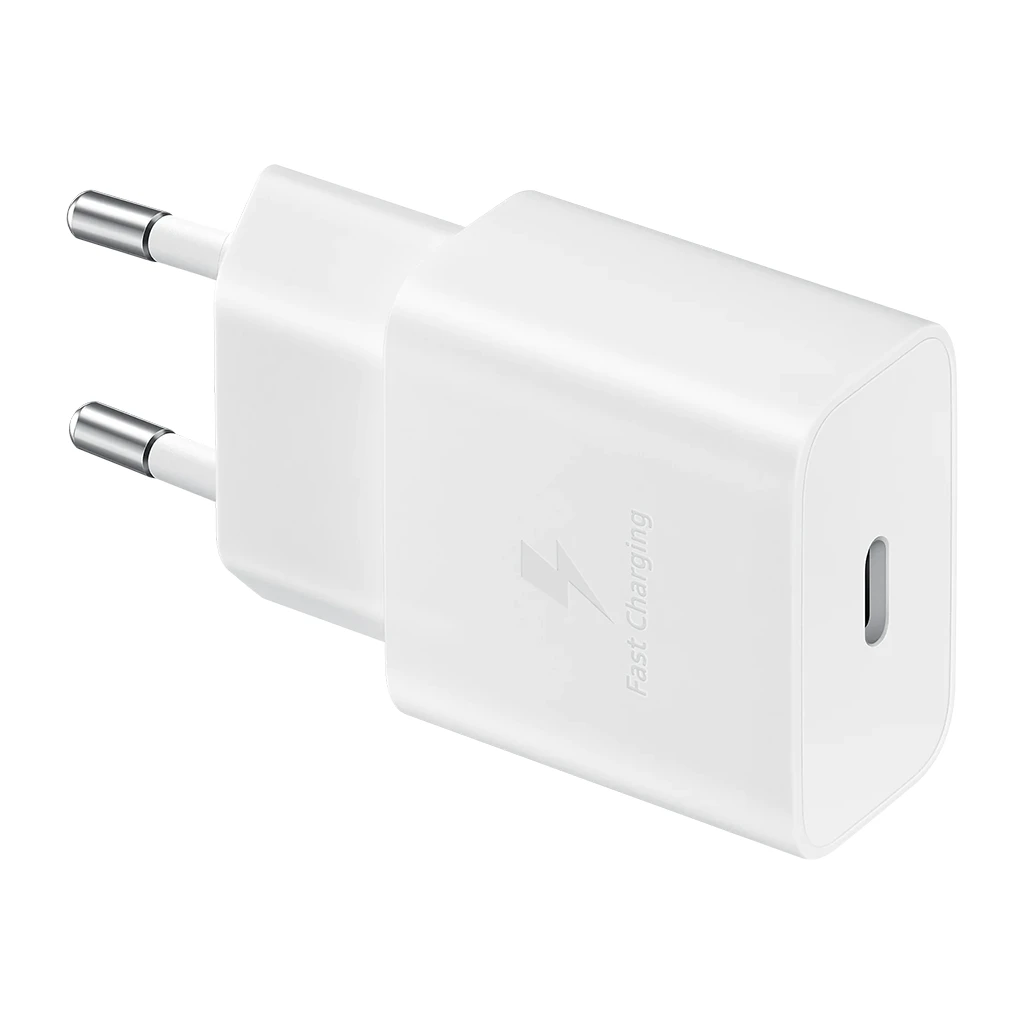 Samsung 15W Fast Charging USB-C Wall Charger White cable included - image 1