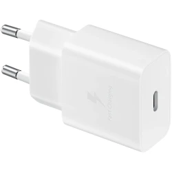 Samsung 15W Fast Charging USB-C Wall Charger White cable included - thumbnail 1