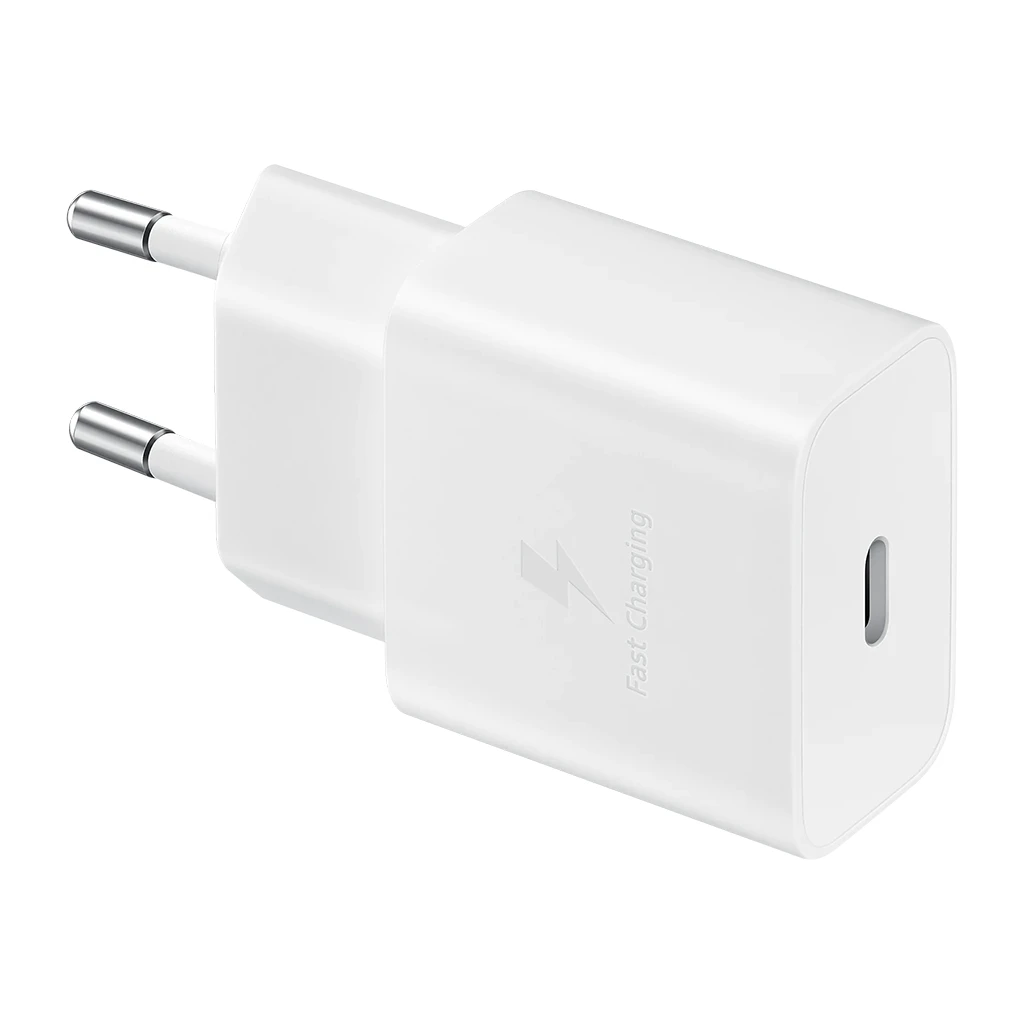Samsung 15W Fast Charging USB-C Wall Charger White cable not included - image 1