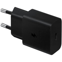 Samsung 15W Fast Charging USB-C Wall Charger Black cable included - thumbnail 1