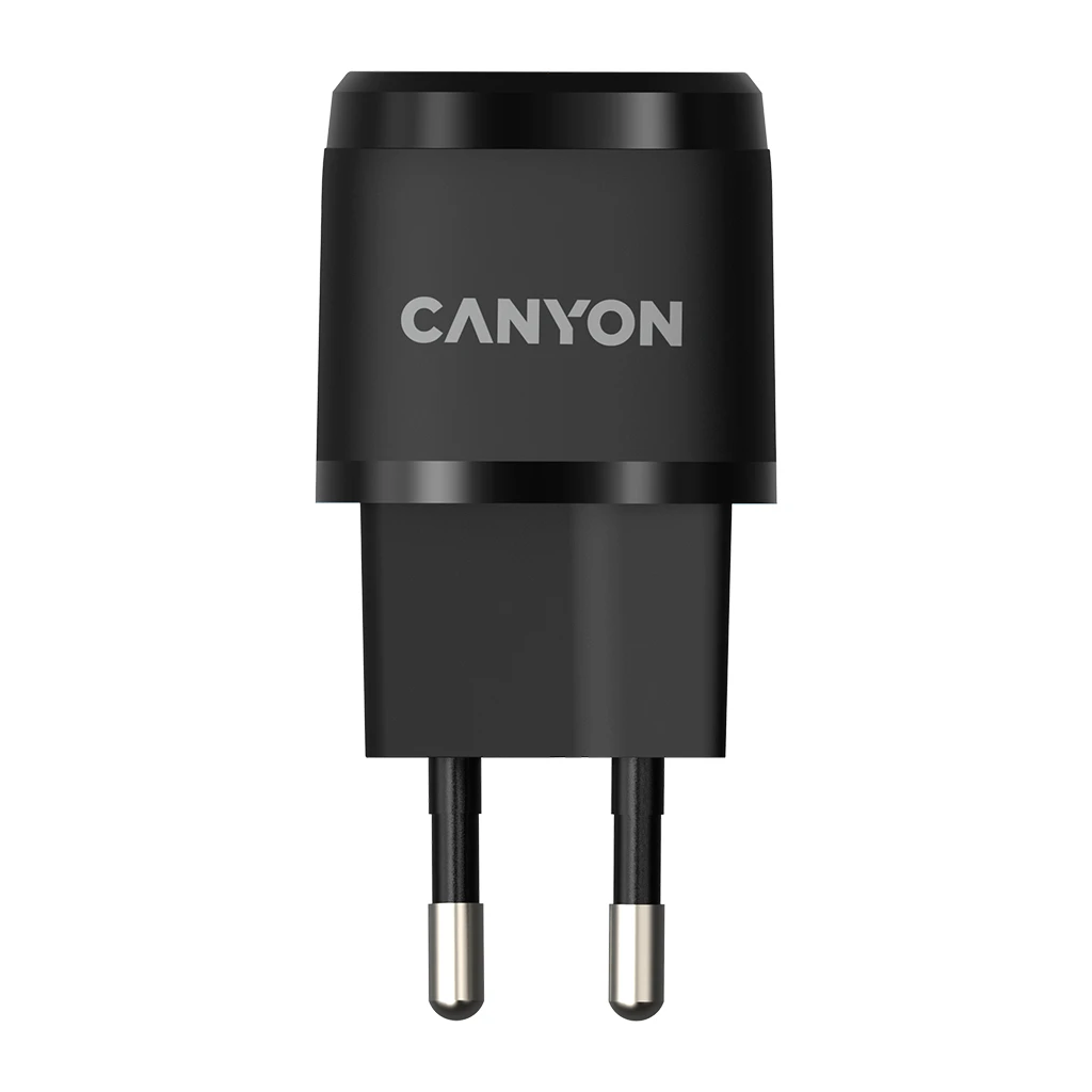 CANYON H-20-05 PD 20W Input: 100V-240V Output: 1 port charge: USB-C:PD 20W 5V3A/9V2.22A/12V1.66A  Eu - image 1