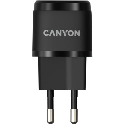 CANYON H-20-05 PD 20W Input: 100V-240V Output: 1 port charge: USB-C:PD 20W 5V3A/9V2.22A/12V1.66A  Eu - thumbnail 1