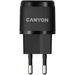 CANYON H-20-05 PD 20W Input: 100V-240V Output: 1 port charge: USB-C:PD 20W 5V3A/9V2.22A/12V1.66A  Eu - thumbnail 1
