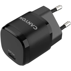CANYON H-20-05 PD 20W Input: 100V-240V Output: 1 port charge: USB-C:PD 20W 5V3A/9V2.22A/12V1.66A  Eu - thumbnail 3