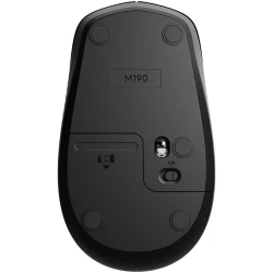 LOGITECH M190 Wireless Mouse Bežični Miš, Mid Grey, Ergonomičan Dizajn - thumbnail 5