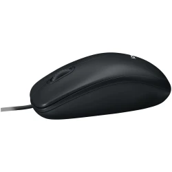 LOGITECH B100 Corded Mouse - BLACK - USB - B2B - thumbnail 4