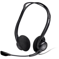 LOGITECH PC960 Corded Stereo Headset BLACK - USB - thumbnail 1