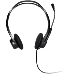 LOGITECH PC960 Corded Stereo Headset BLACK - USB - thumbnail 4